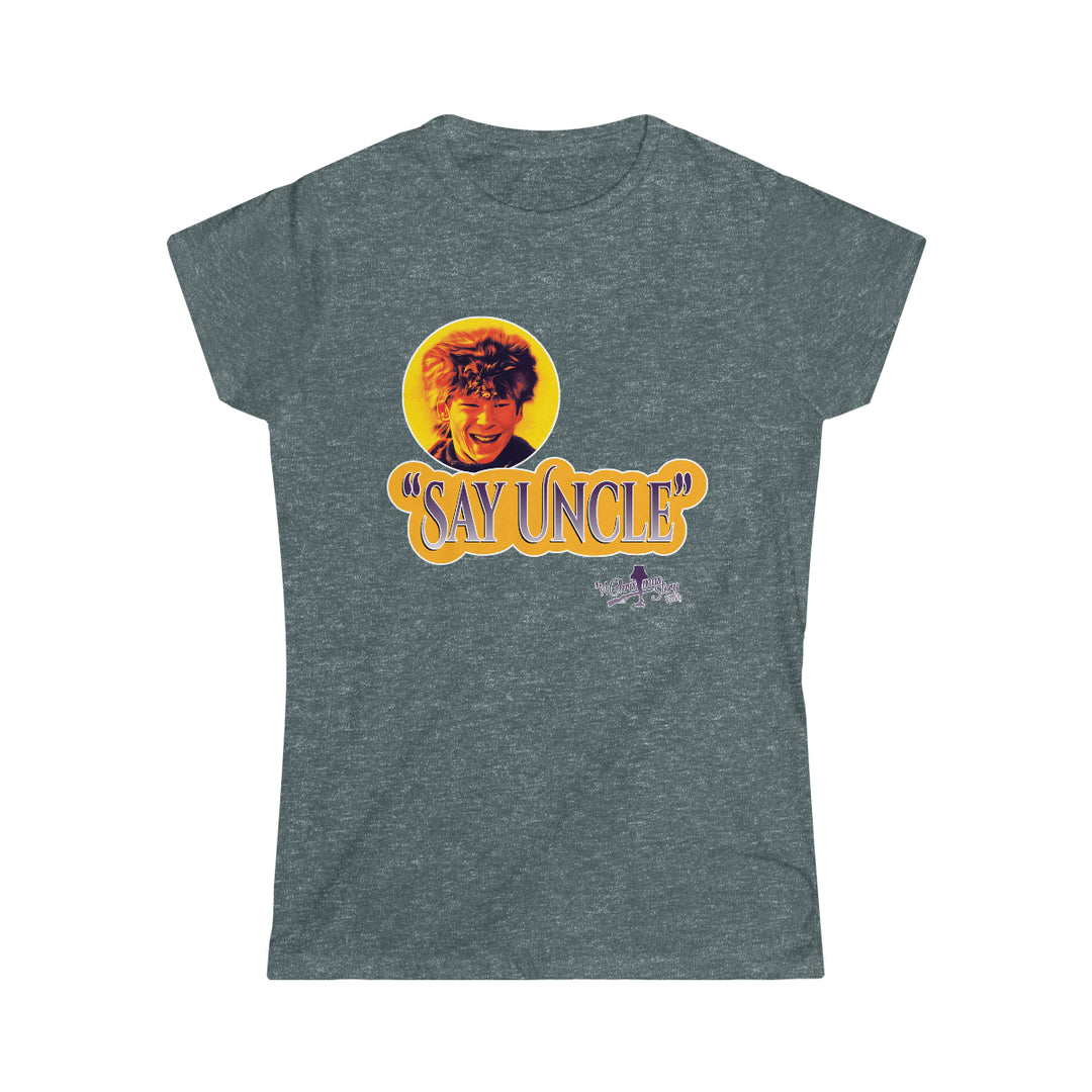 A Christmas Story (For A Limited Time) $20 t-shirt ACSF "Say Uncle!" Women's Short Sleeve Tee