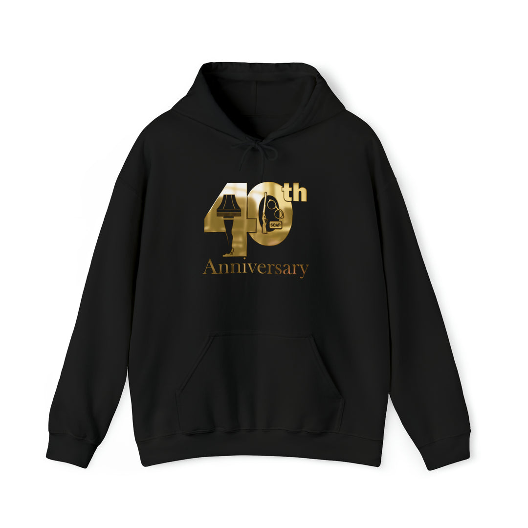 A Christmas Story "Inner Cirlce Gold 40th Anniversary Icons Logo" Hooded Sweatshirt