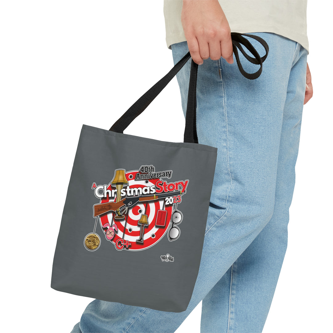 A Christmas Story "40th Anniversary  Hanging Icons" AOP Tote Bag
