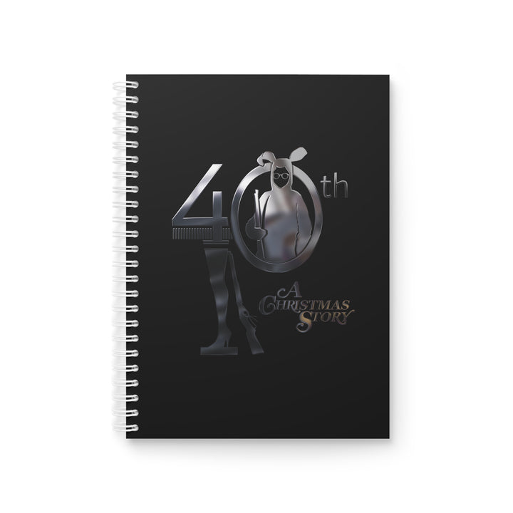 A Christmas Story "40th Anniversary Silver Nightmare" Spiral Notebook Custom Design