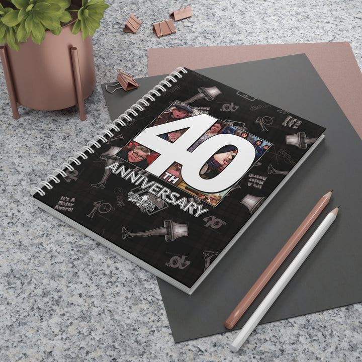 A Christmas Story "40th Anniversary Cast Collage" Spiral Notebook Custom Design