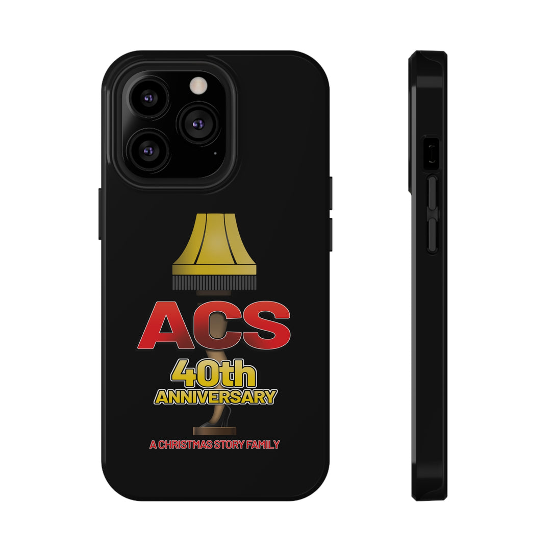 A Christmas Story Family "40th Anniversary Leg Lamp Logo" Impact-Resistant Cases
