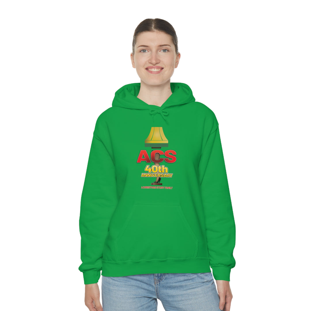 A Christmas Story "40th Anniversary Leg Lamp Logo" Hooded Sweatshirt