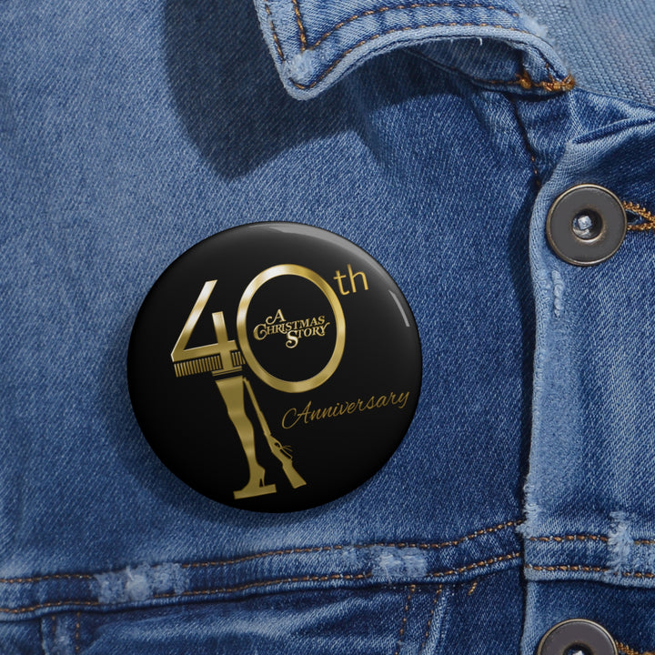 A Christmas Story "Inner Circle Gold 40th Anniversary Logo" Pin Buttons