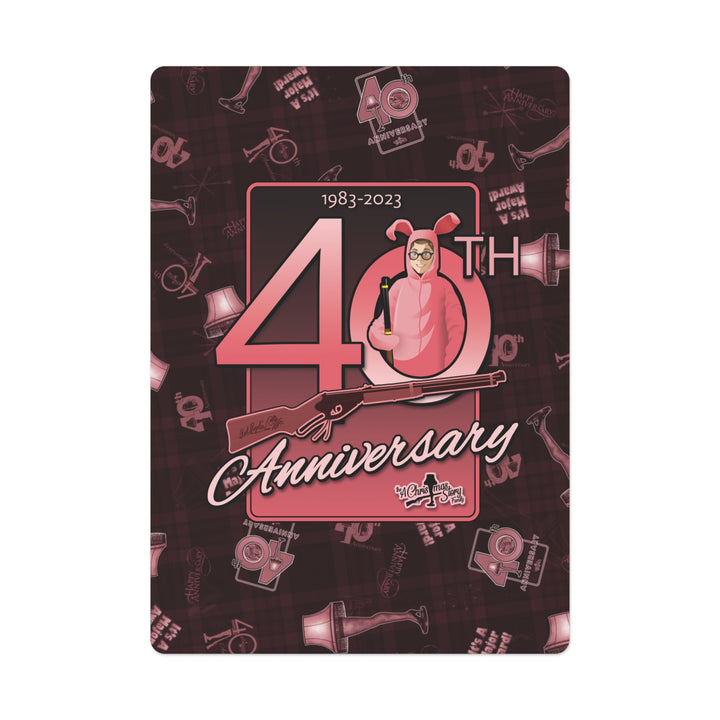 A Christmas Story "40th Anniversary Pink Nightmare" Poker Cards