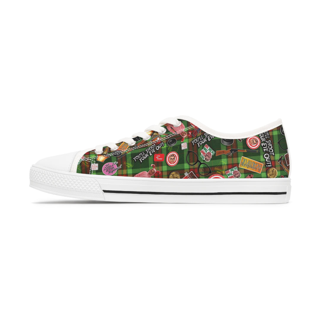 A Christmas Story "ACS Pattern" Women's Low Top Sneakers