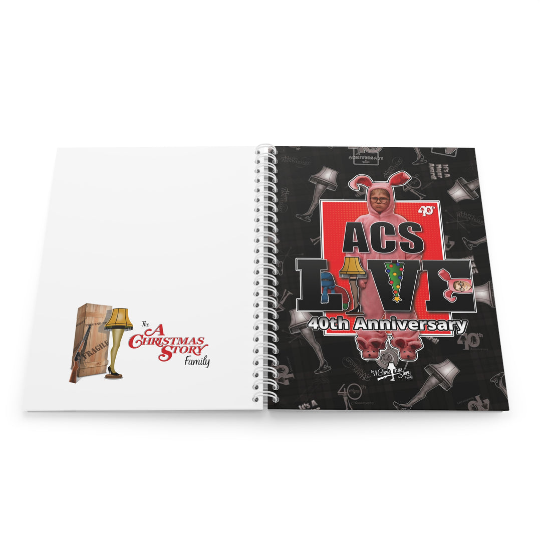 A Christmas Story "40th Anniversary LIVE" Spiral Notebook Custom Design