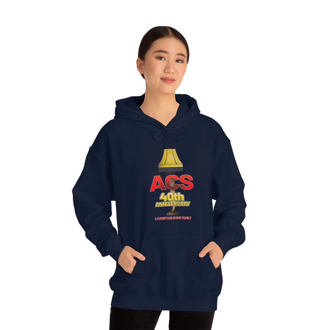 A Christmas Story "40th Anniversary Leg Lamp Logo" Hooded Sweatshirt