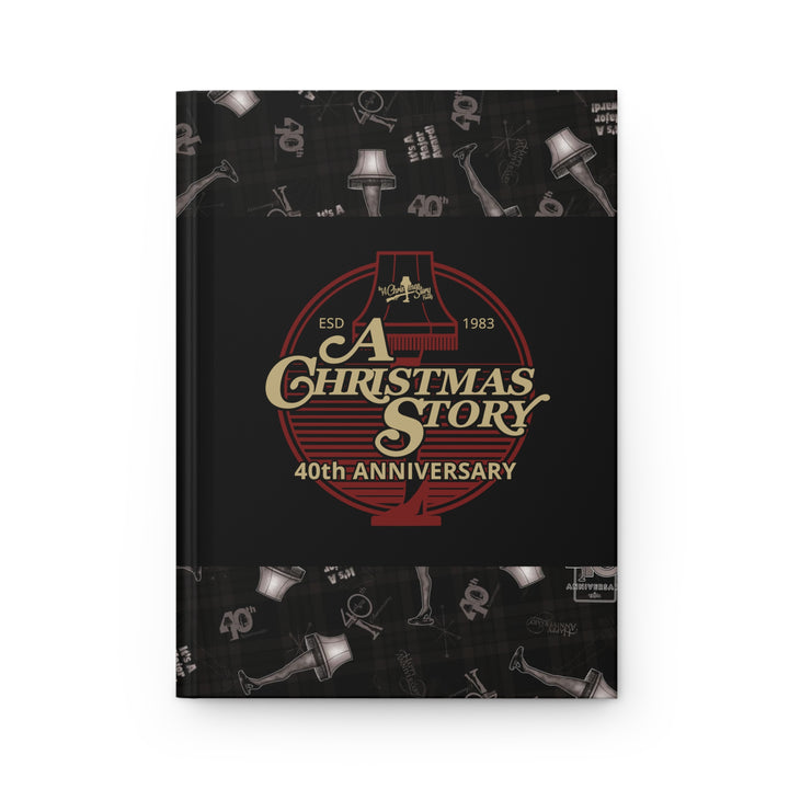 A Christmas Story "40th Anniversary Leg Lamp Background" Hardcover Journal Matte