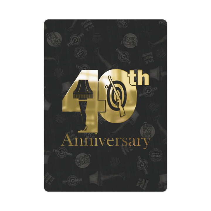 A Christmas Story "Inner Circle Gold 40th Anniversary BB Gun Logo" Poker Cards