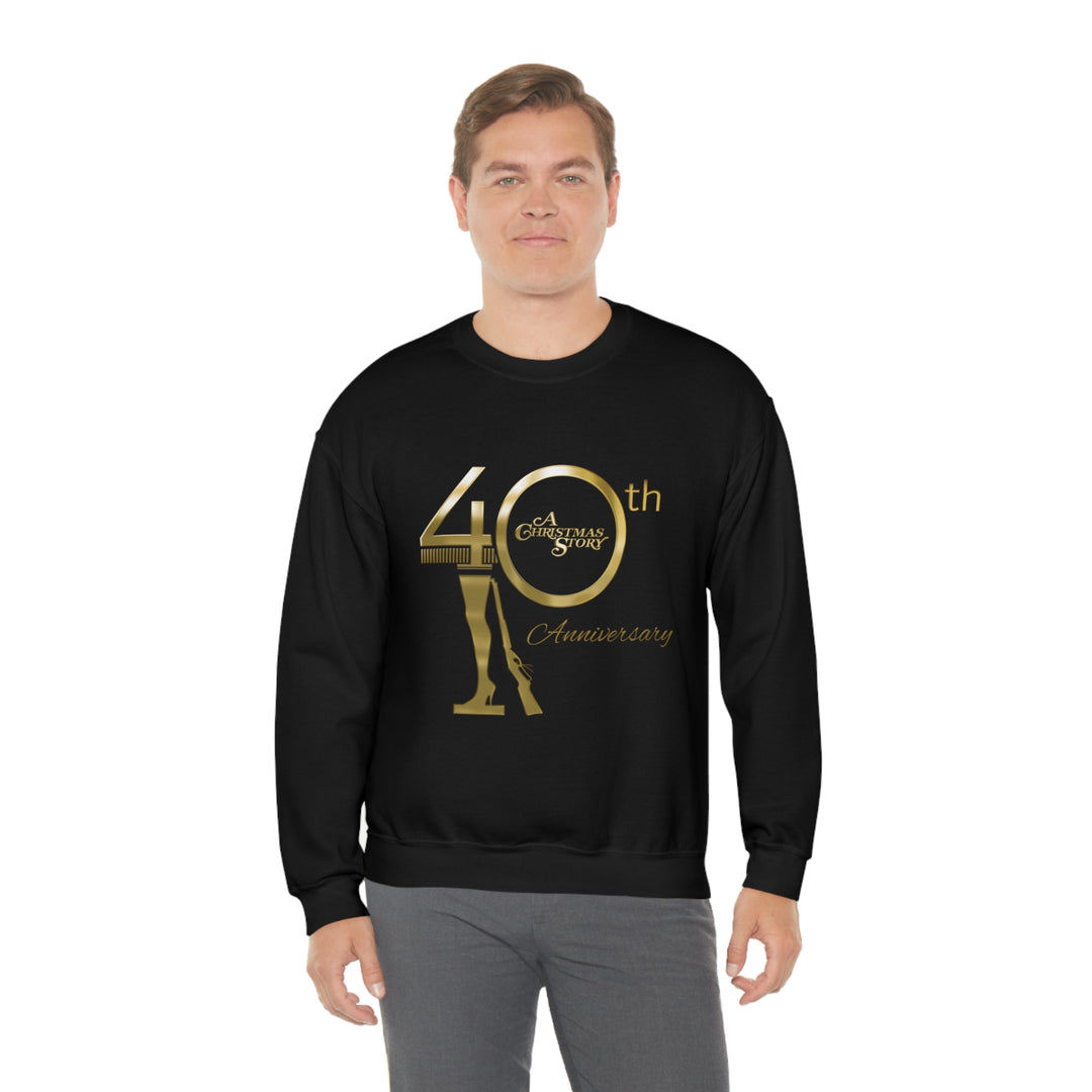 A Christmas Story "Inner Circle Gold 40th Anniversary Logo" Unisex Heavy Blend™ Crewneck Sweatshirt
