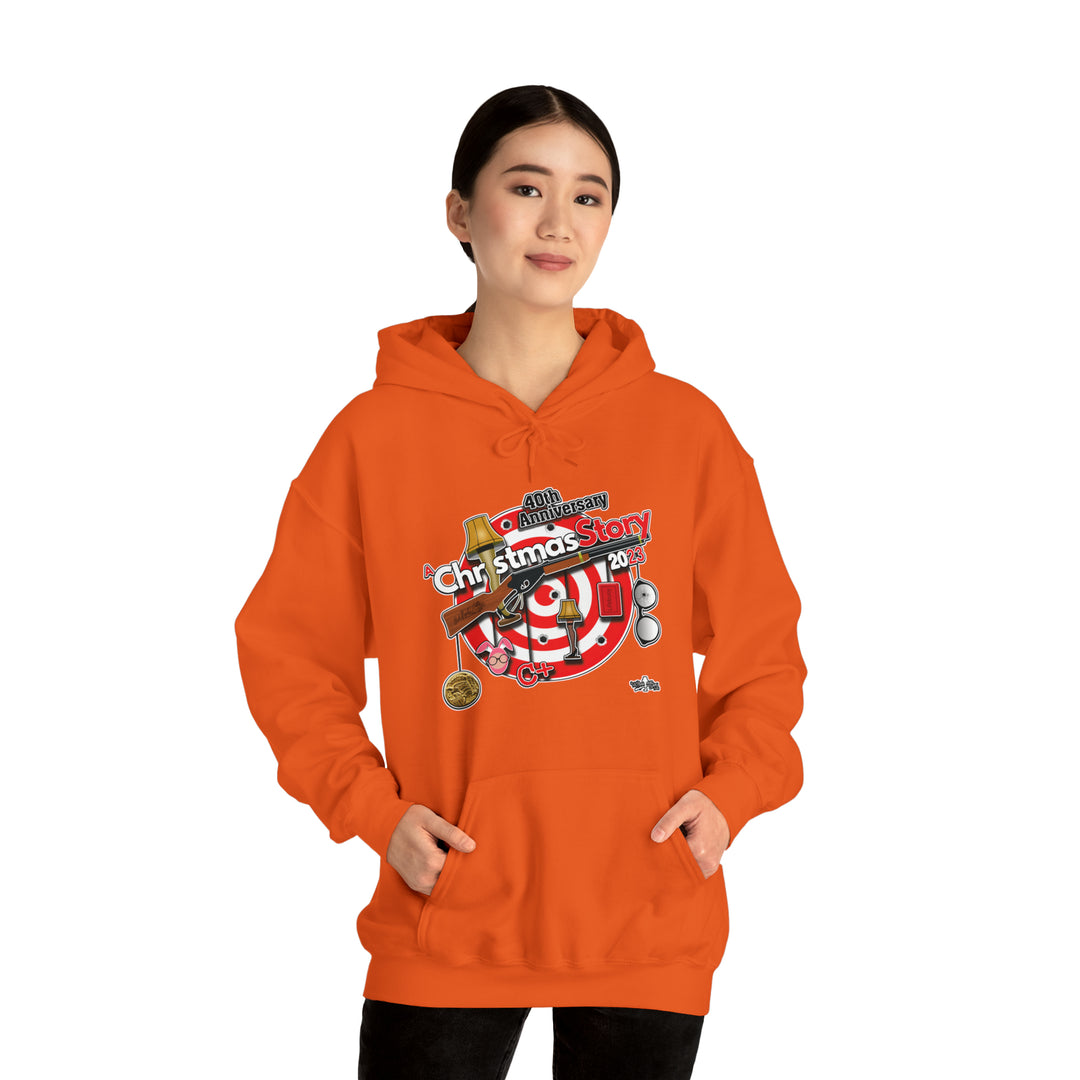 A Christmas Story "40th Anniversary Hanging Icons" Hooded Sweatshirt