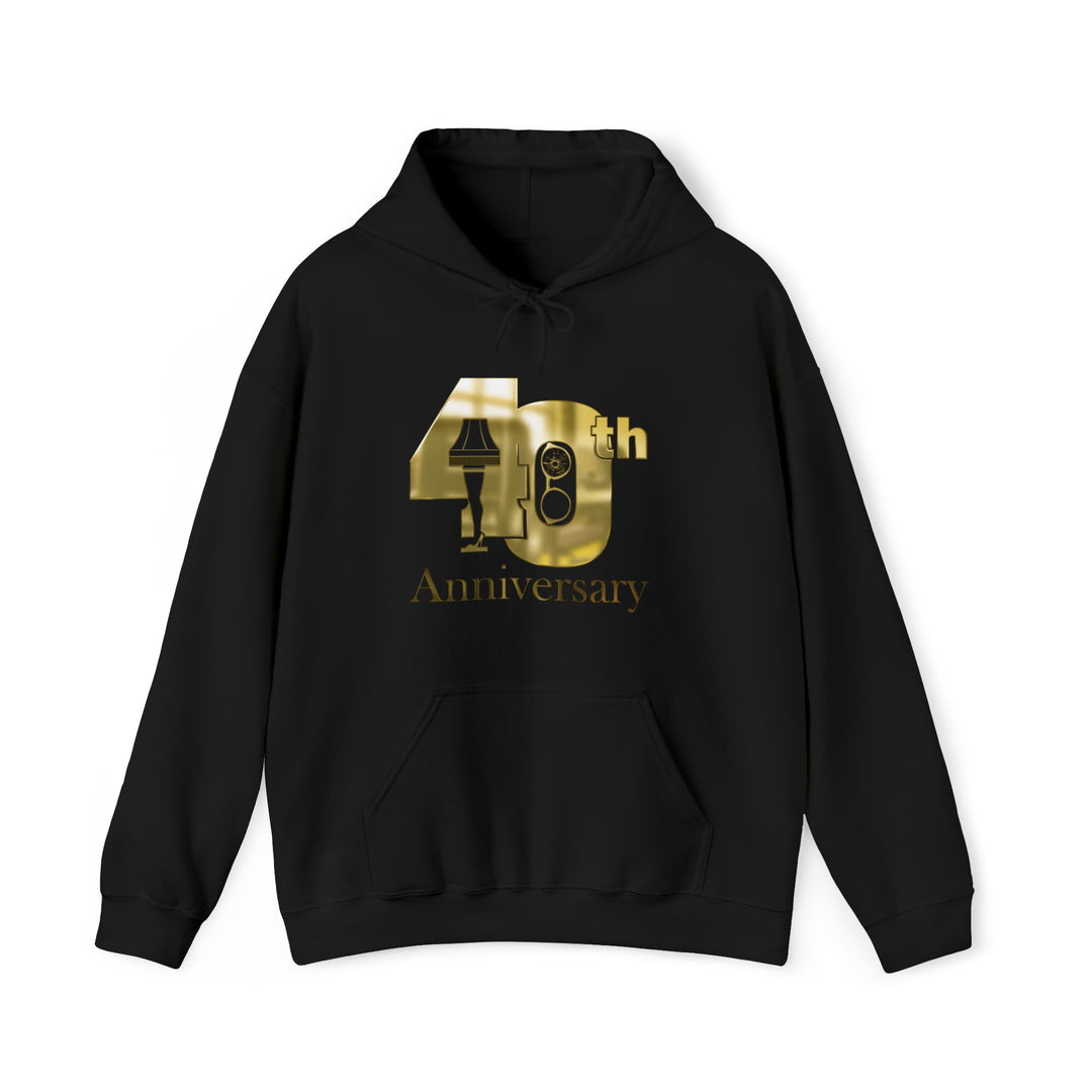 A Christmas Story "Inner Cirlce Gold 40th Anniversary Glasses Logo" Hooded Sweatshirt