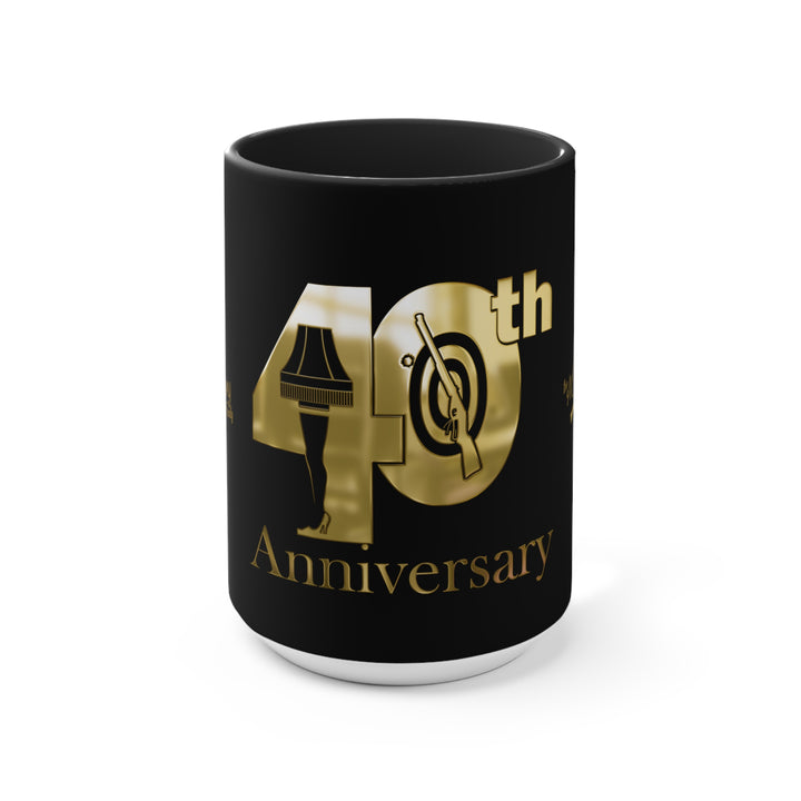 A Christmas Story "Inner Circle Gold 40th Anniversary BB Gun Logo" Accent Mug