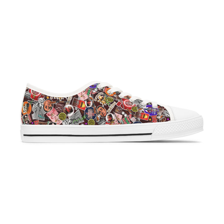 A Christmas Story Surprise Collage Women's Low Top Sneakers