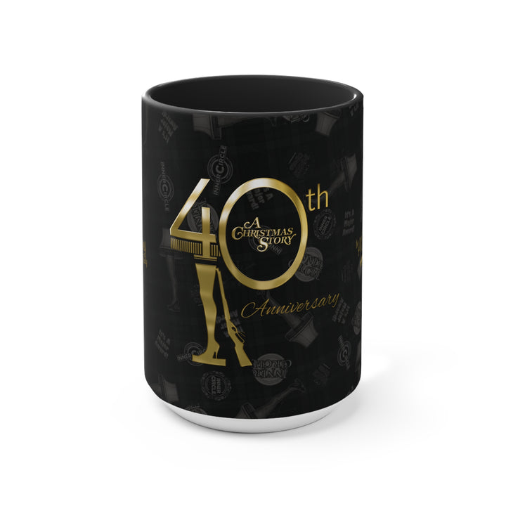 A Christmas Story "Inner Circle Gold 40th Anniversary Logo" Accent Mug