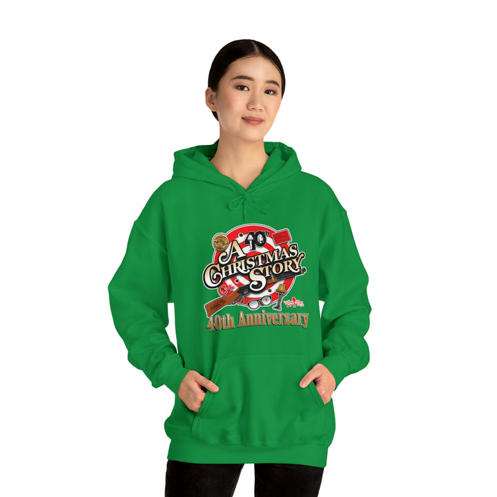 "A Christmas Story Family "40th Anniversary Collage" Hooded Sweatshirt