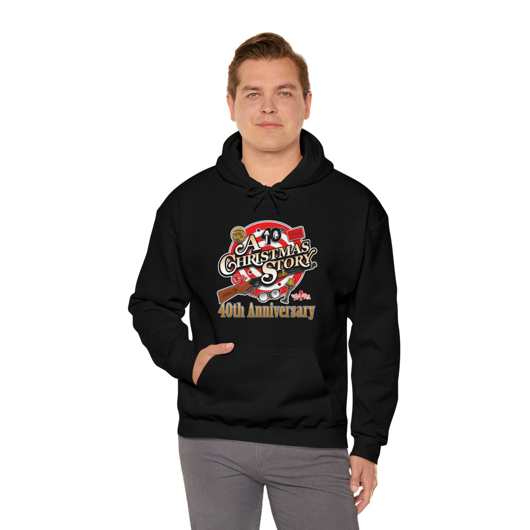 "A Christmas Story Family "40th Anniversary Collage" Hooded Sweatshirt