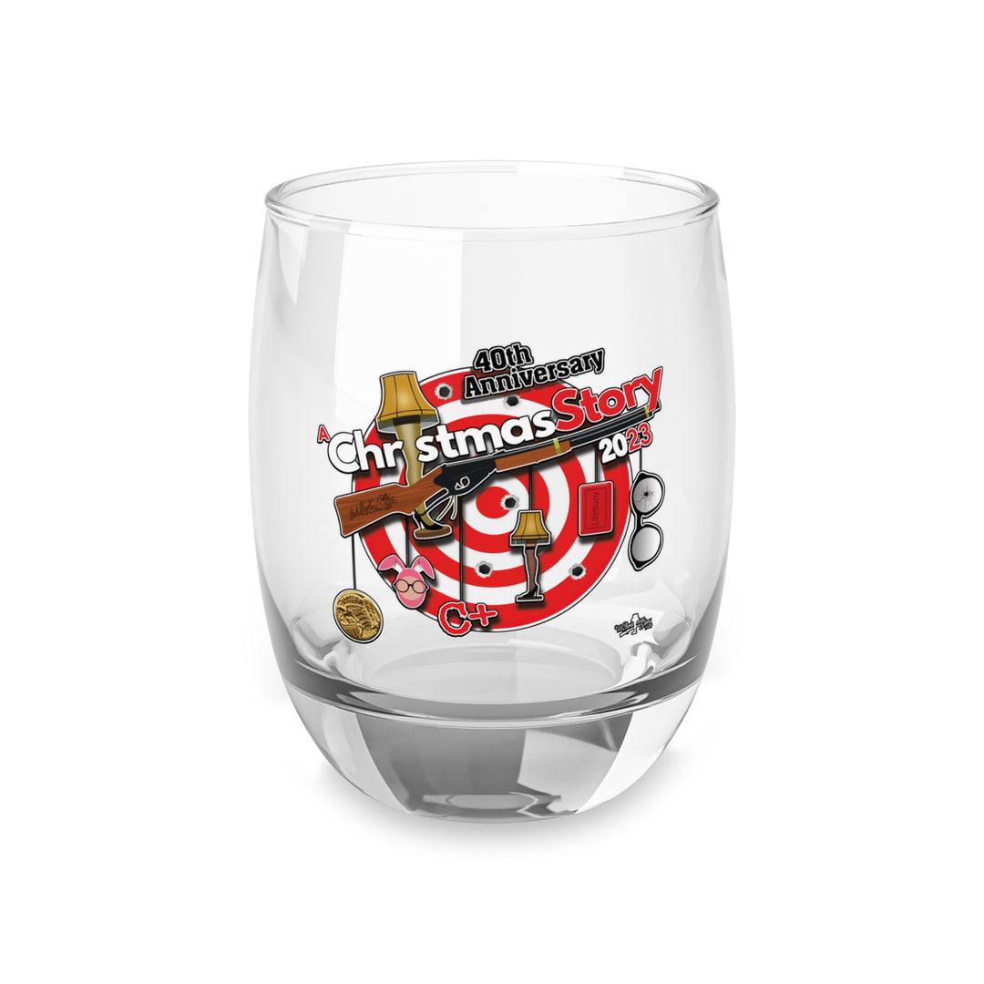 A Christmas Story "40th Anniversary Hanging Icons" Whiskey Glass