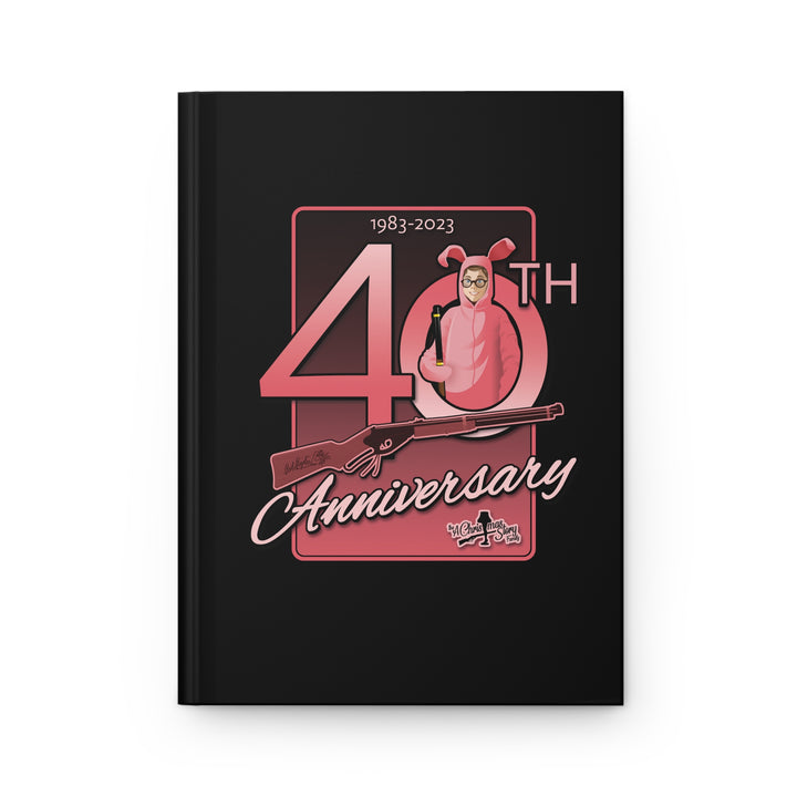 A Christmas Story "40th Anniversary Leg Lamp Background" Hardcover Journal Matte