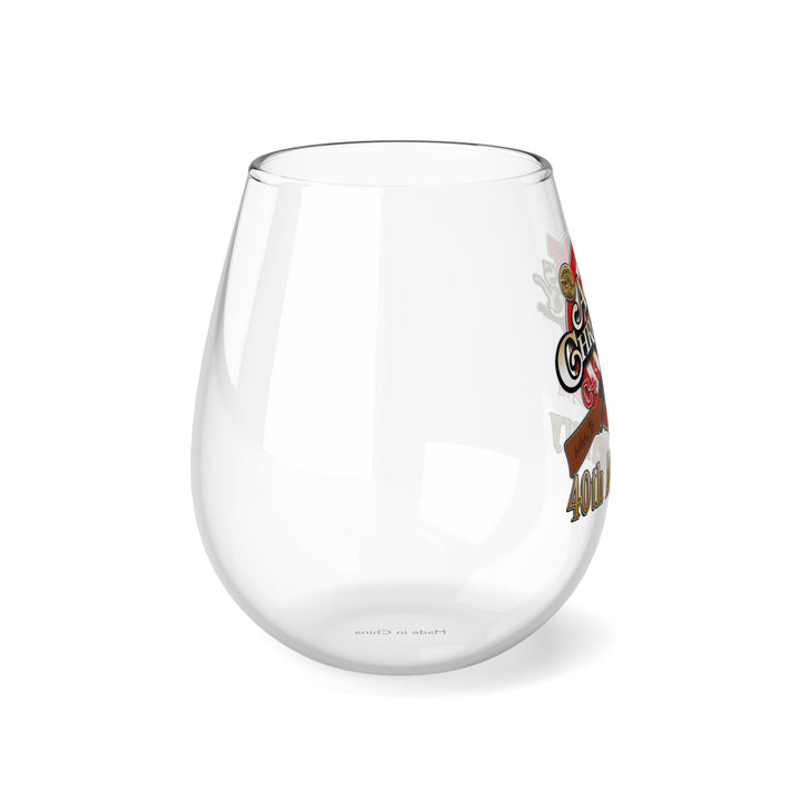 A Christmas Story "40th Anniversary Collage" Stemless Wine Glass, 11.75oz