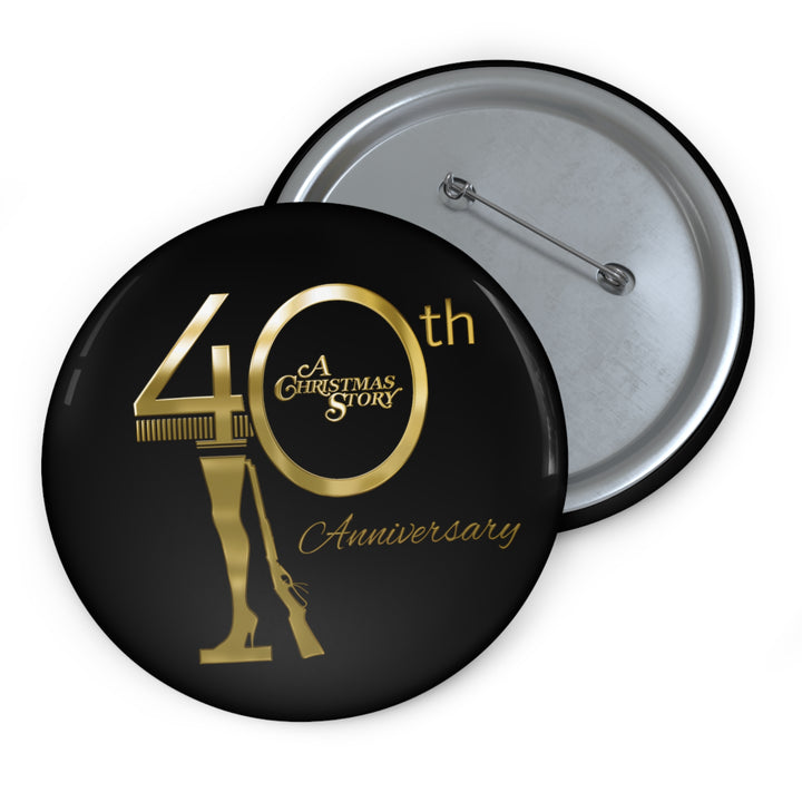 A Christmas Story "Inner Circle Gold 40th Anniversary Logo" Pin Buttons