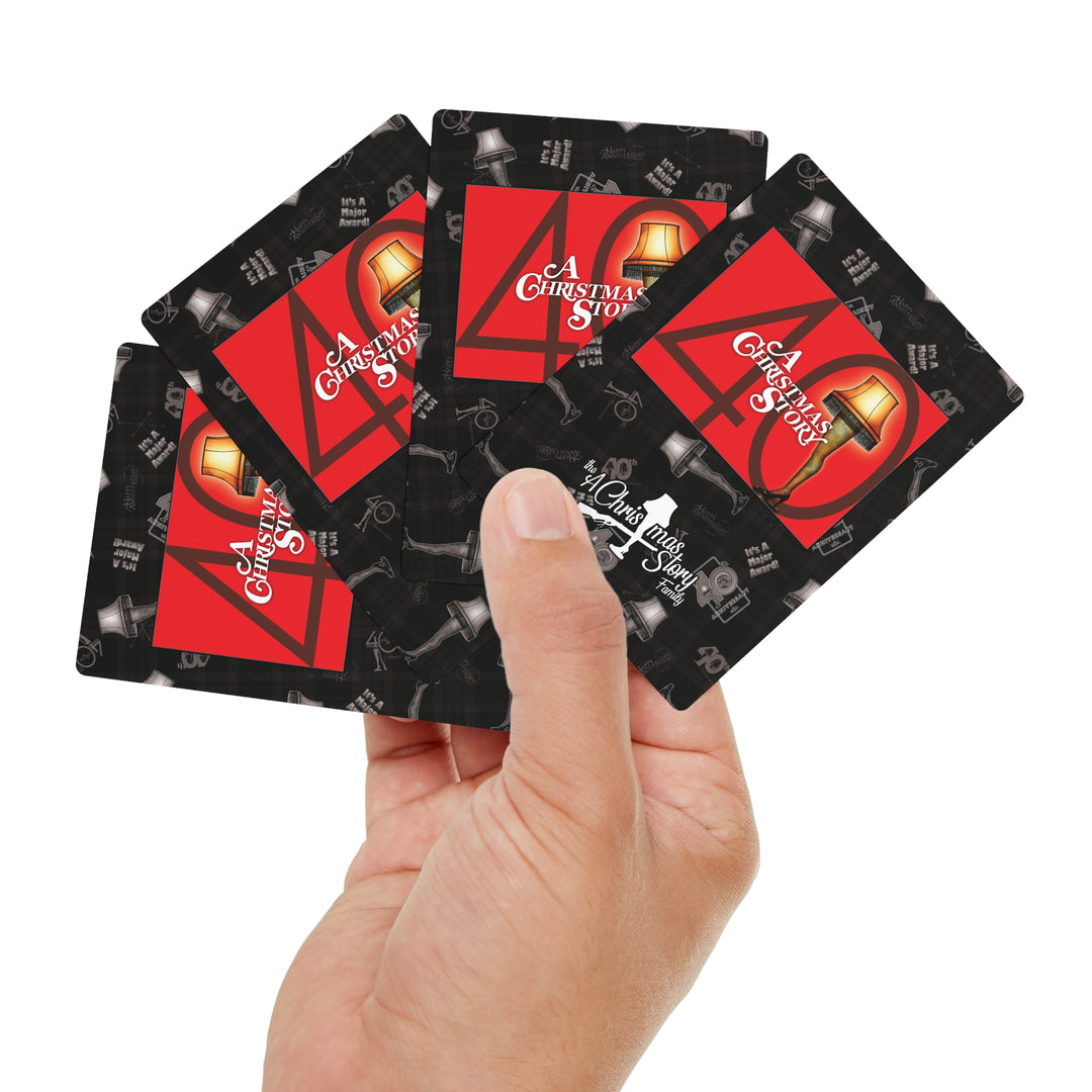 A Christmas Story "40th Anniversary Leglamp Celebration" Poker Cards