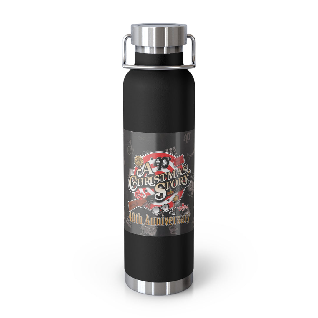 A Christmas Story "40th Anniversary Bullseye" Copper Vacuum Insulated Bottle, 22oz