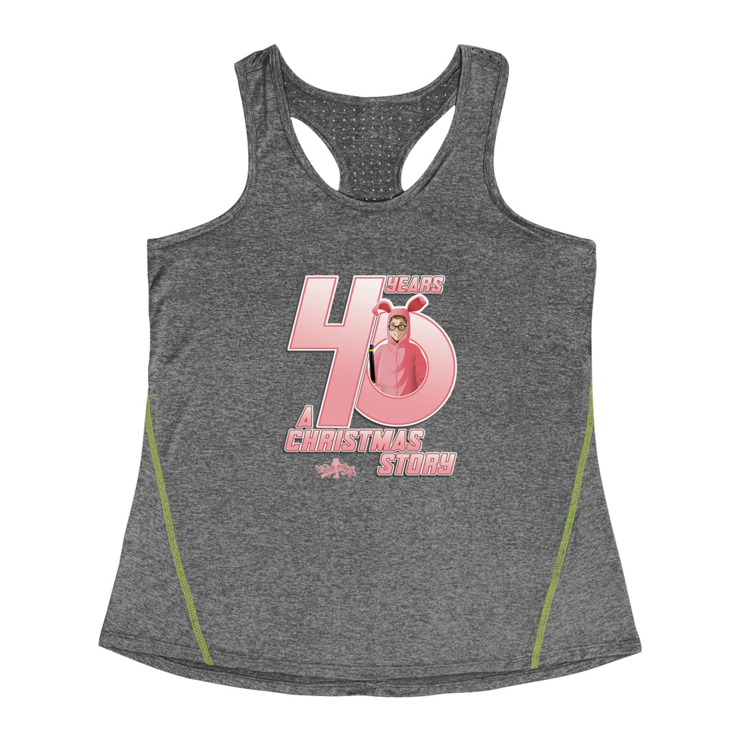 A Christmas Story "40th Anniversary Pink Nightmare" Women's Racerback Sports Top