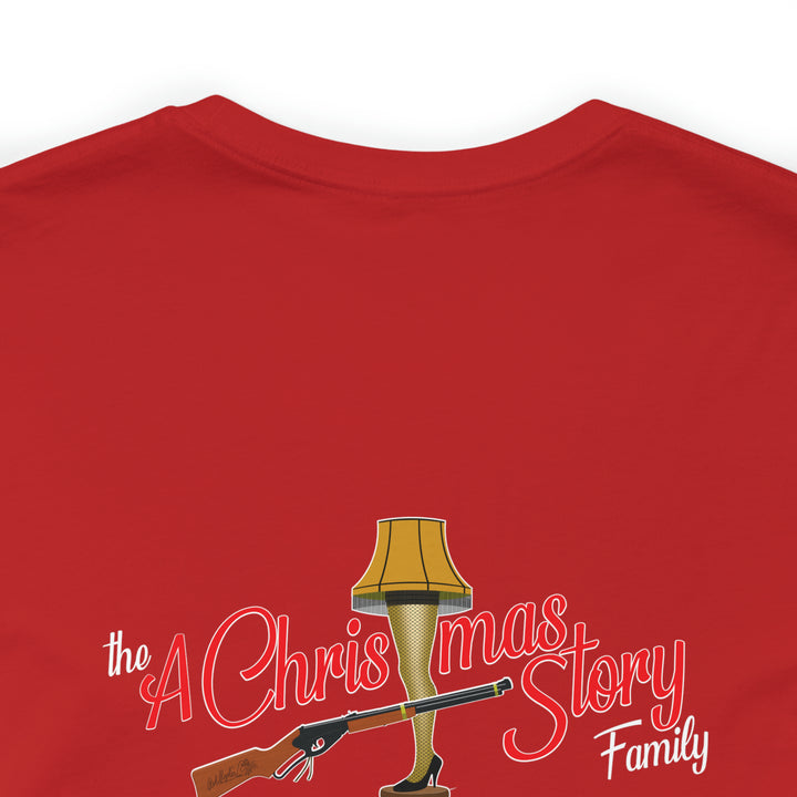 A Christmas Story "40th Anniversary Hanging Icons" Dual Seamed, Ribbed Cotton t-shirt