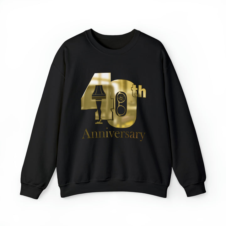 A Christmas Story "Inner Circle Gold 40th Anniversary Glasses Logo" Unisex Heavy Blend™ Crewneck Sweatshirt