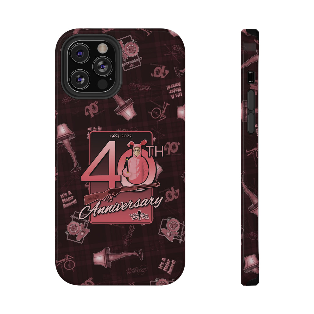 A Christmas Story Family "40th Anniversary Pink Nightmare" Pattern Impact-Resistant Cases