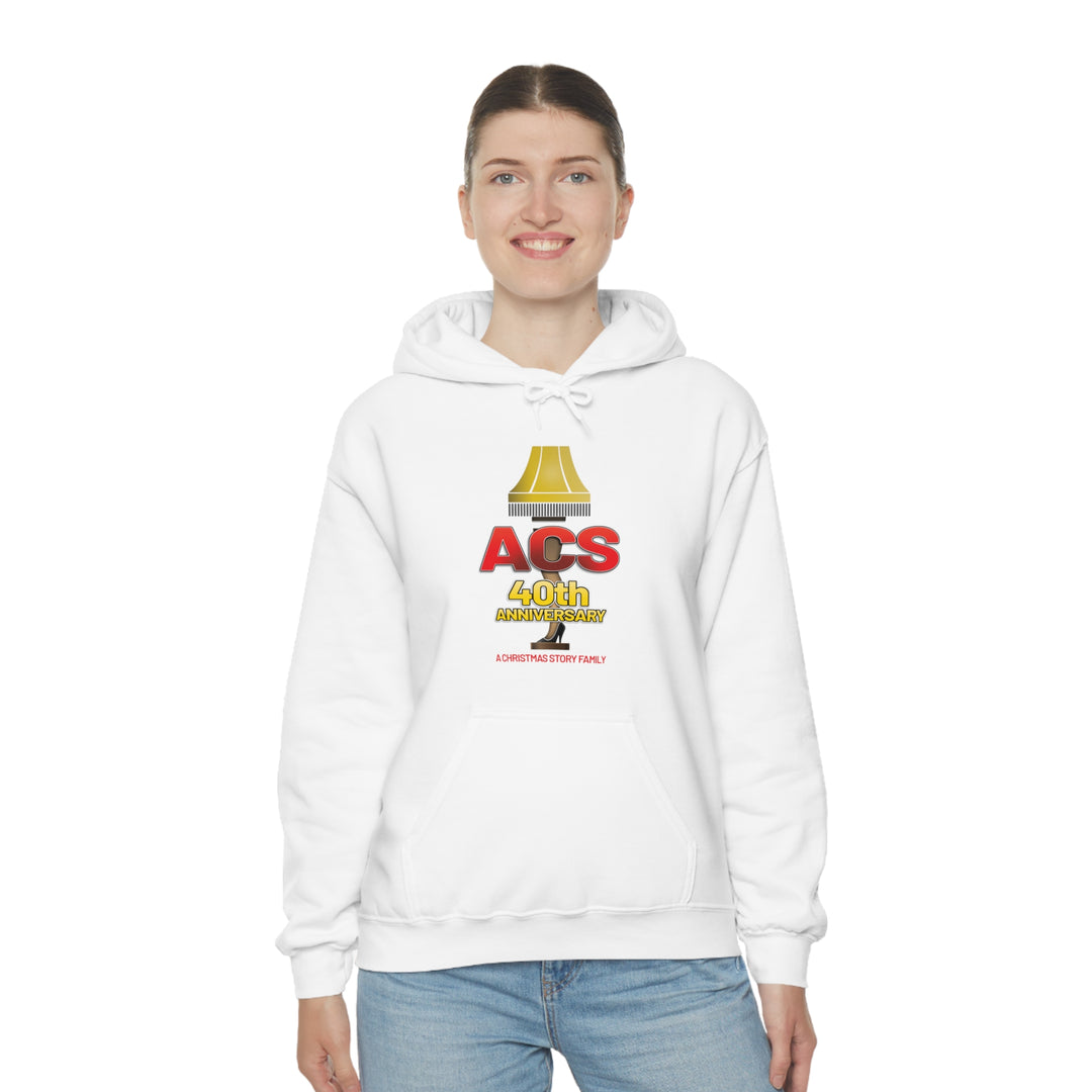 A Christmas Story "40th Anniversary Leg Lamp Logo" Hooded Sweatshirt