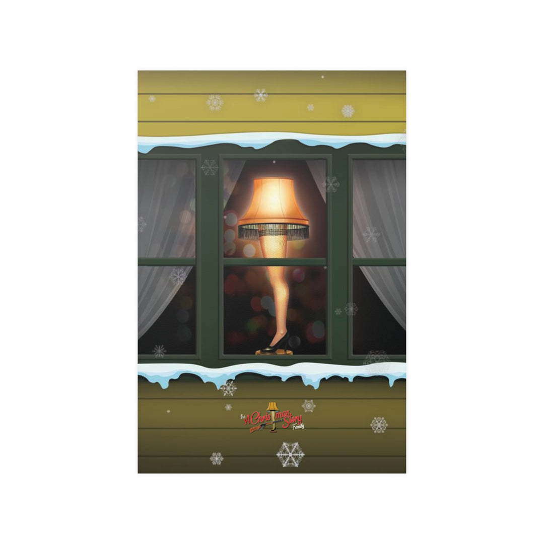 A Christmas Story Lamp in Window Poster
