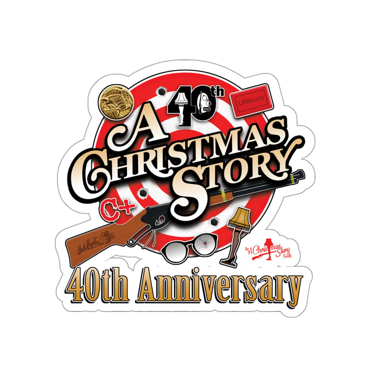 A Christmas Story "40th Anniversary Collage" Kiss-Cut Stickers