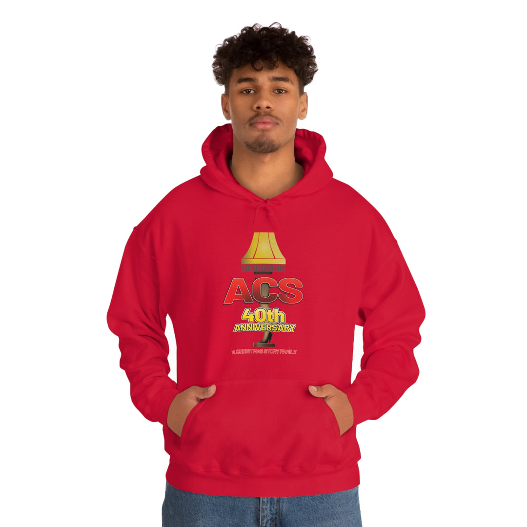 A Christmas Story "40th Anniversary Leg Lamp Logo" Hooded Sweatshirt