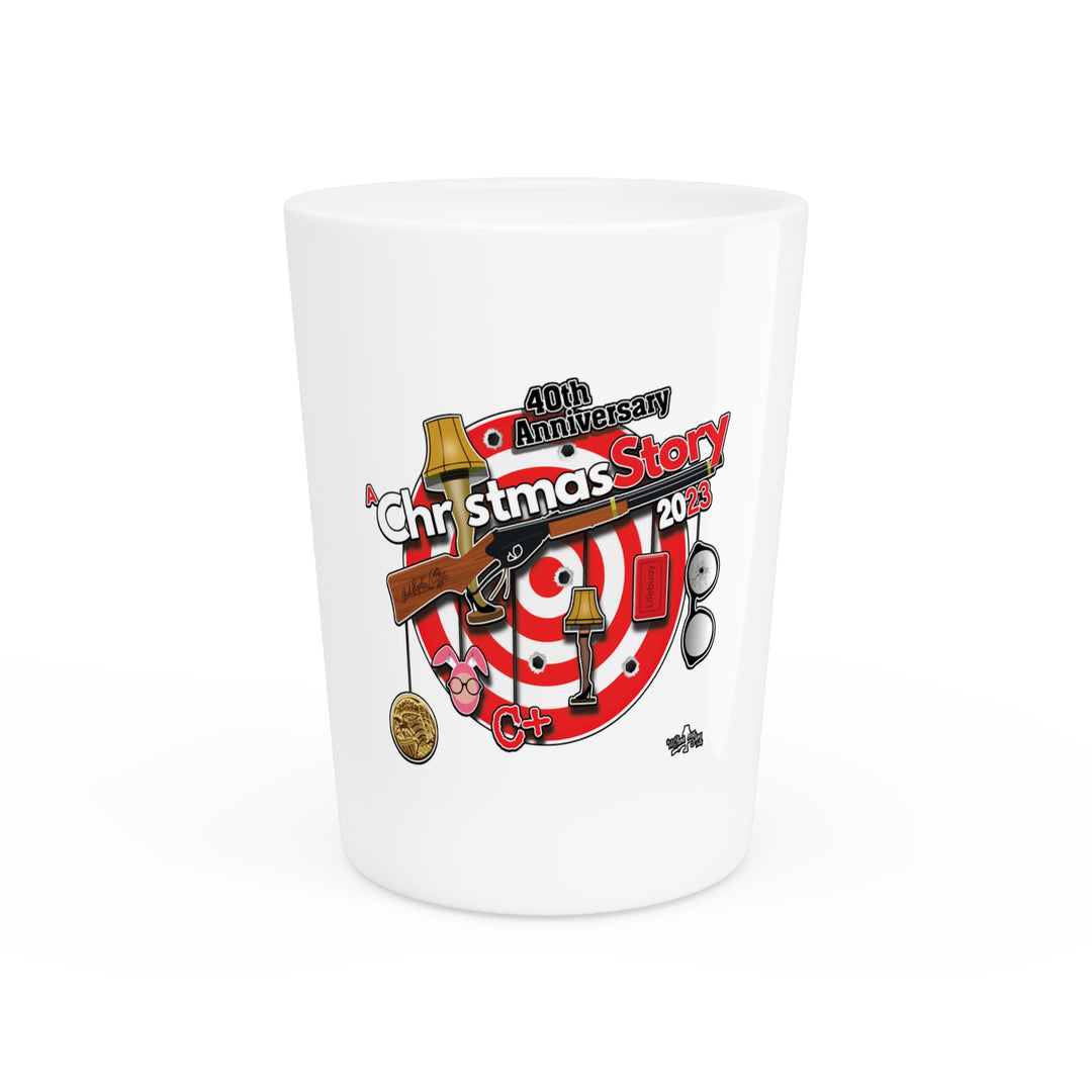 A Christmas Story "40th Anniversary Hanging Icons" Shot Glass