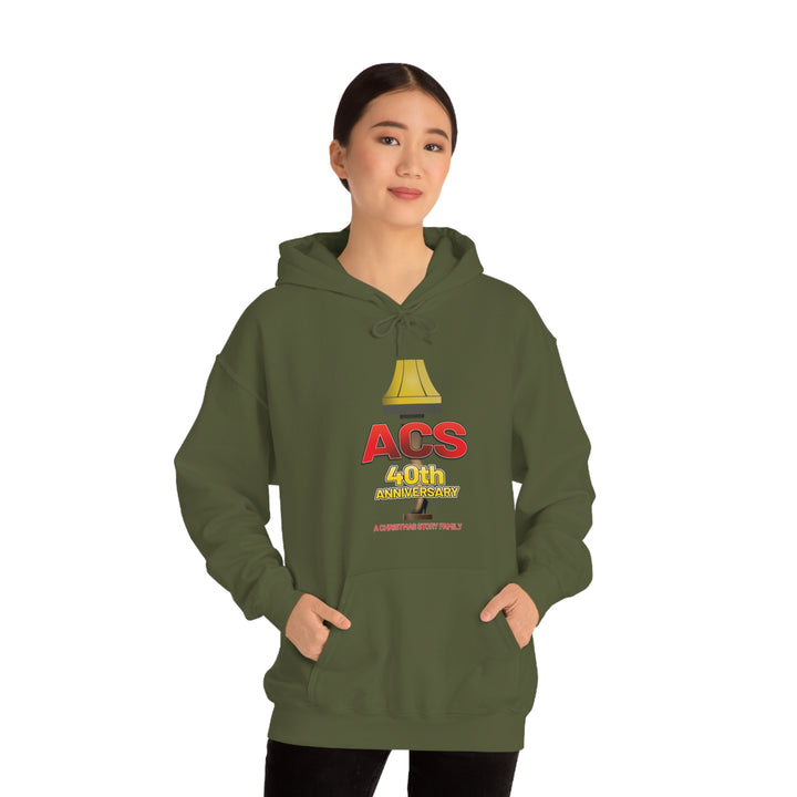 A Christmas Story "40th Anniversary Leg Lamp Logo" Hooded Sweatshirt