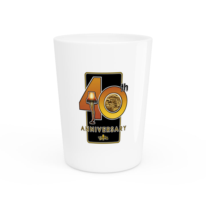 A Christmas Story "40th Anniversary Gold Leg Lamp and Decoder" Shot Glass