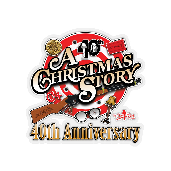 A Christmas Story "40th Anniversary Collage" Kiss-Cut Stickers