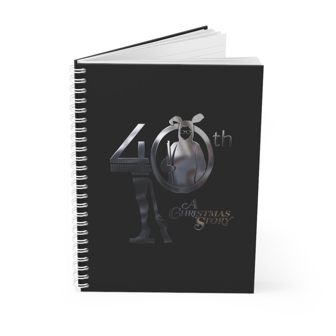 A Christmas Story "40th Anniversary Silver Nightmare" Spiral Notebook Custom Design