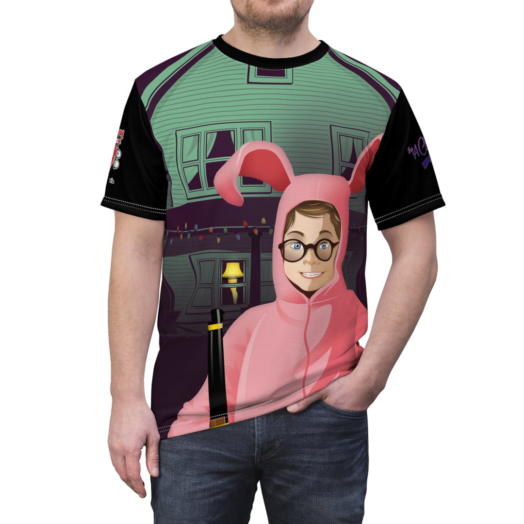 A Christmas Story "40th Anniversary Ralphie & Randy Poster" Unisex Cut & Sew Tee (AOP)