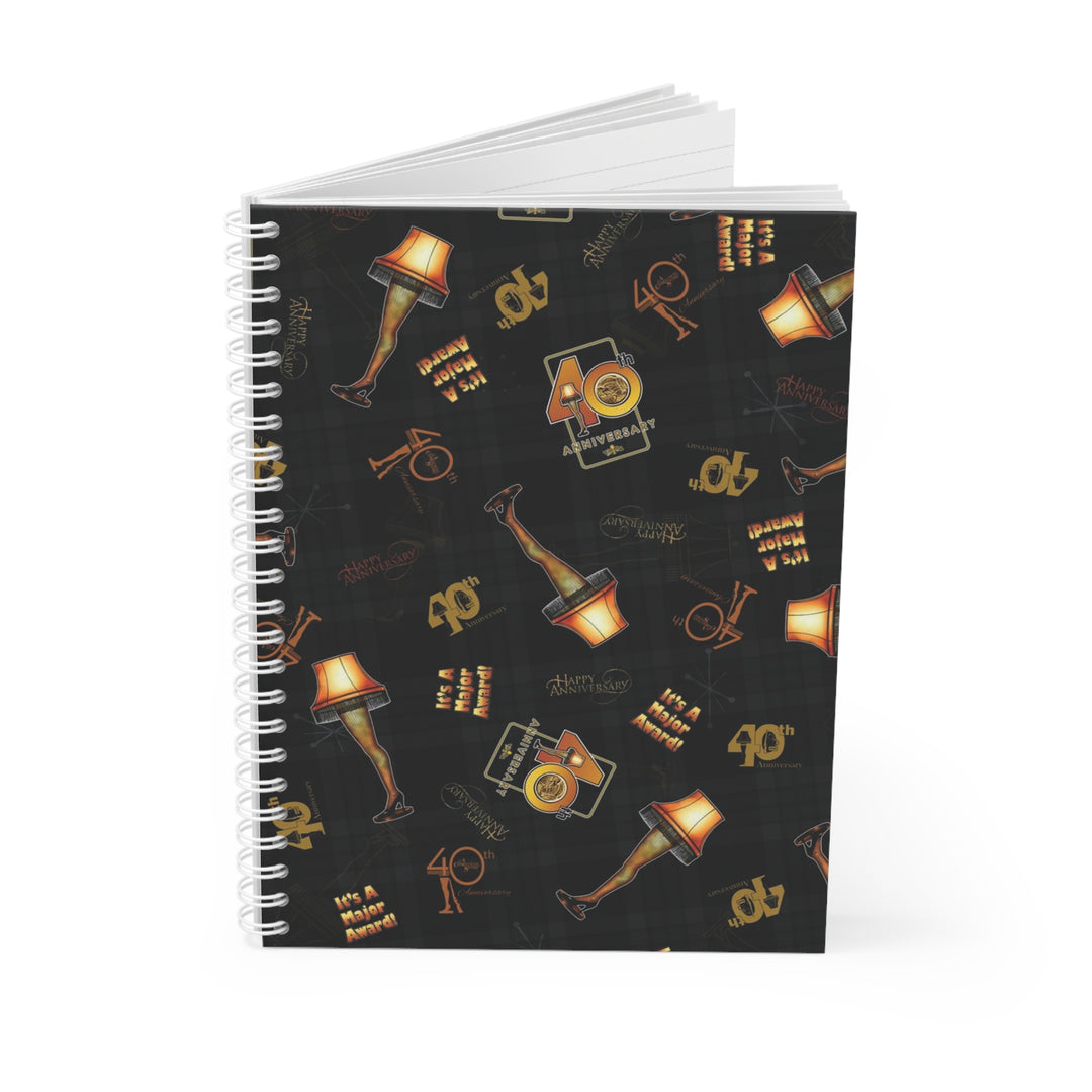 A Christmas Story "40th Anniversary Collage" Spiral Notebook Custom Design