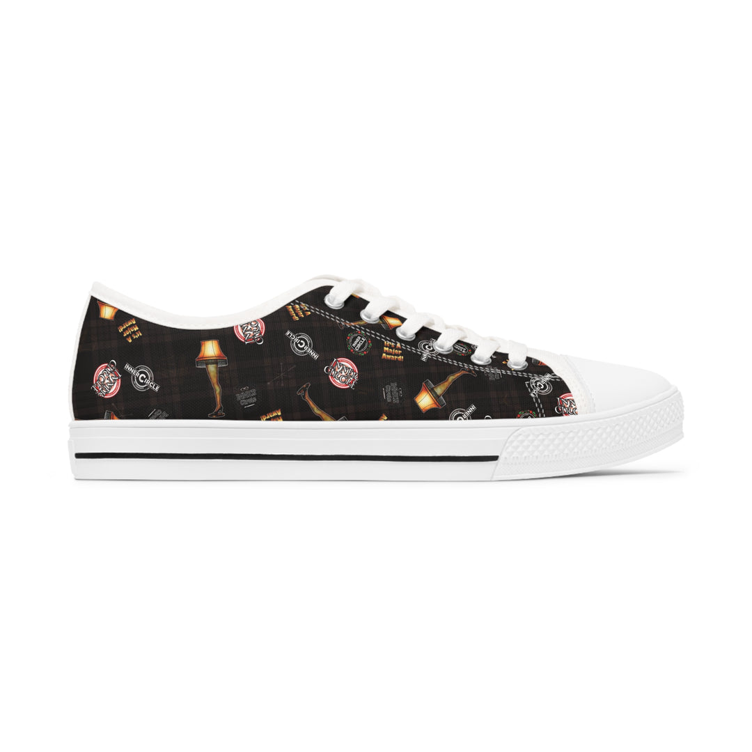 A Christmas Story "Inner Circle Collage" Women's Low Top Sneakers