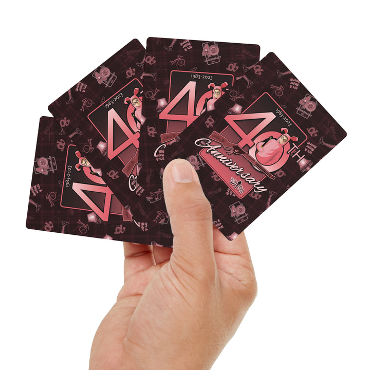 A Christmas Story "40th Anniversary Pink Nightmare" Poker Cards
