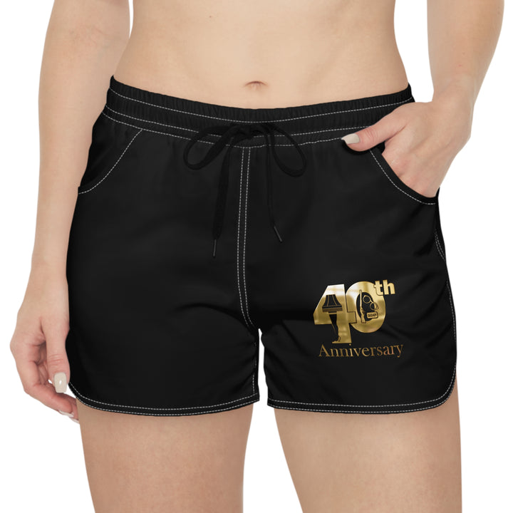 A Christmas Story "Inner Circle Gold 40th Anniversary Icons Logo" Women's Casual Shorts (AOP)