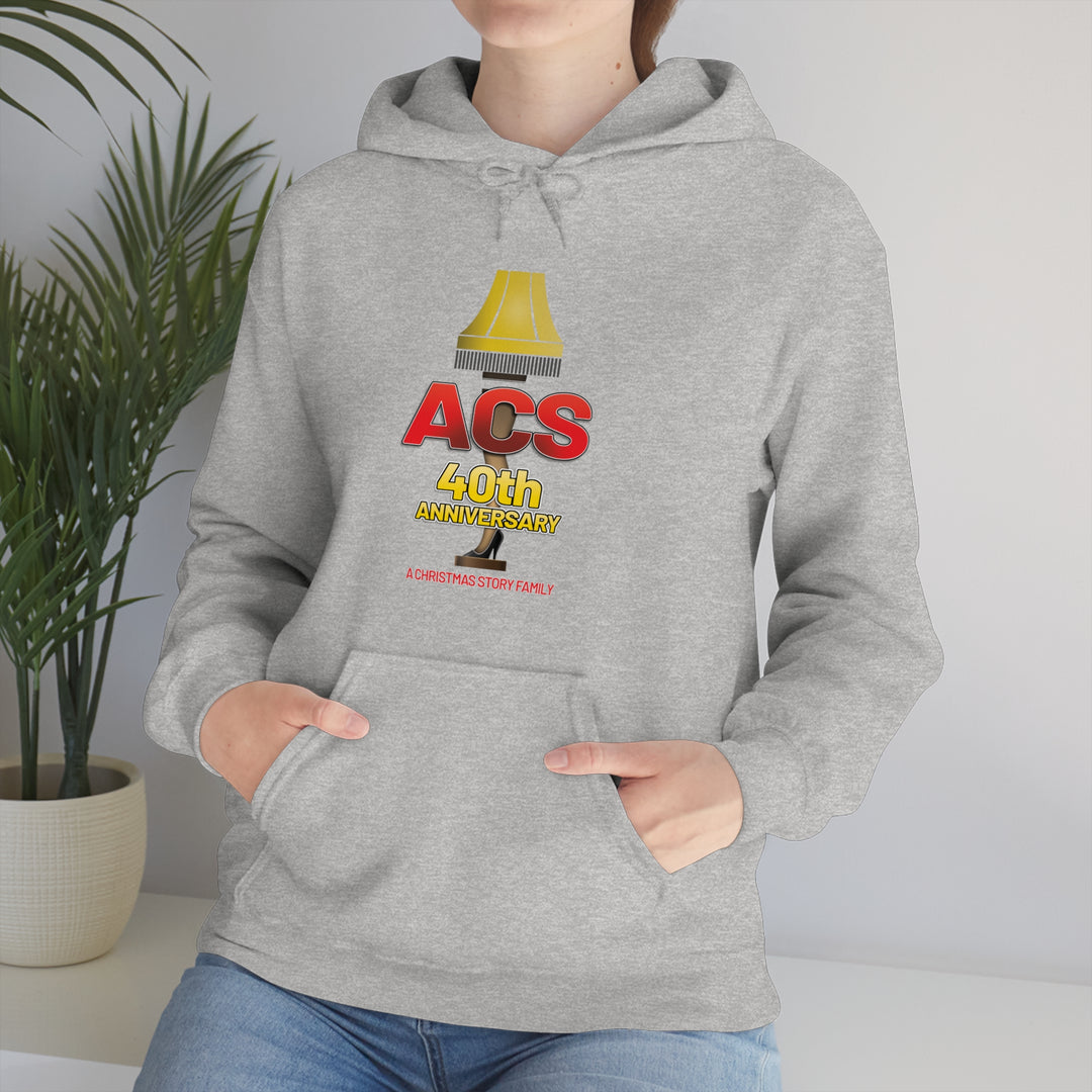 A Christmas Story "40th Anniversary Leg Lamp Logo" Hooded Sweatshirt