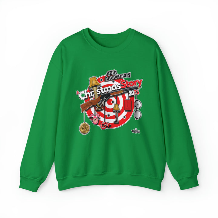 A Christmas Story "40th Anniversary Hanging Icons" Unisex Heavy Blend™ Crewneck Sweatshirt