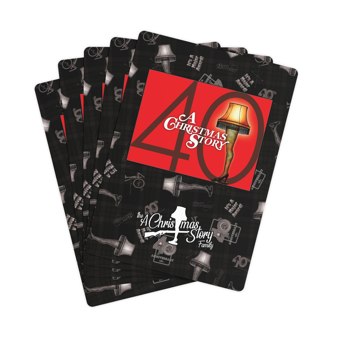 A Christmas Story "40th Anniversary Leglamp Celebration" Poker Cards