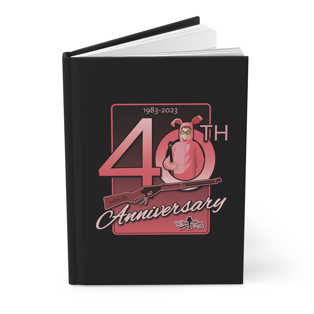 A Christmas Story "40th Anniversary Leg Lamp Background" Hardcover Journal Matte